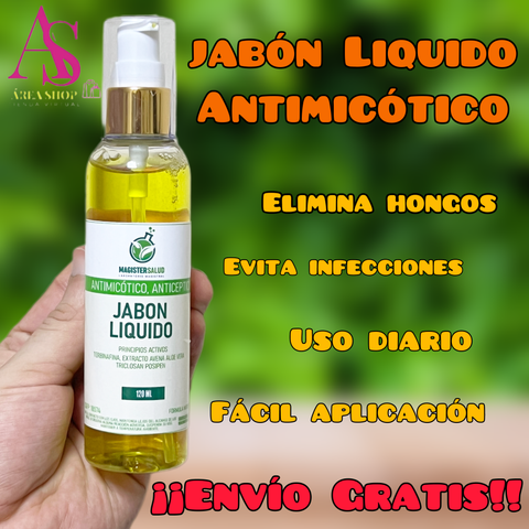 Image of Jabón Líquido Antimicótico - Combate hongos en el cuerpo..