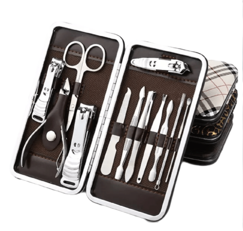 KIT X 12  PARA UÑAS DE PIES Y MANOS ( Acero inoxidable)