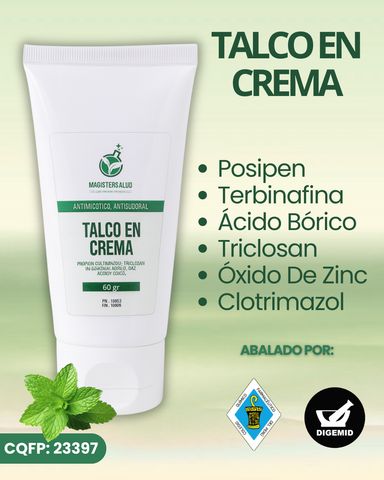 Image of TALCO EN CREMA (60 gr )PARA LOS HONGOS (ANTISUDORAl)