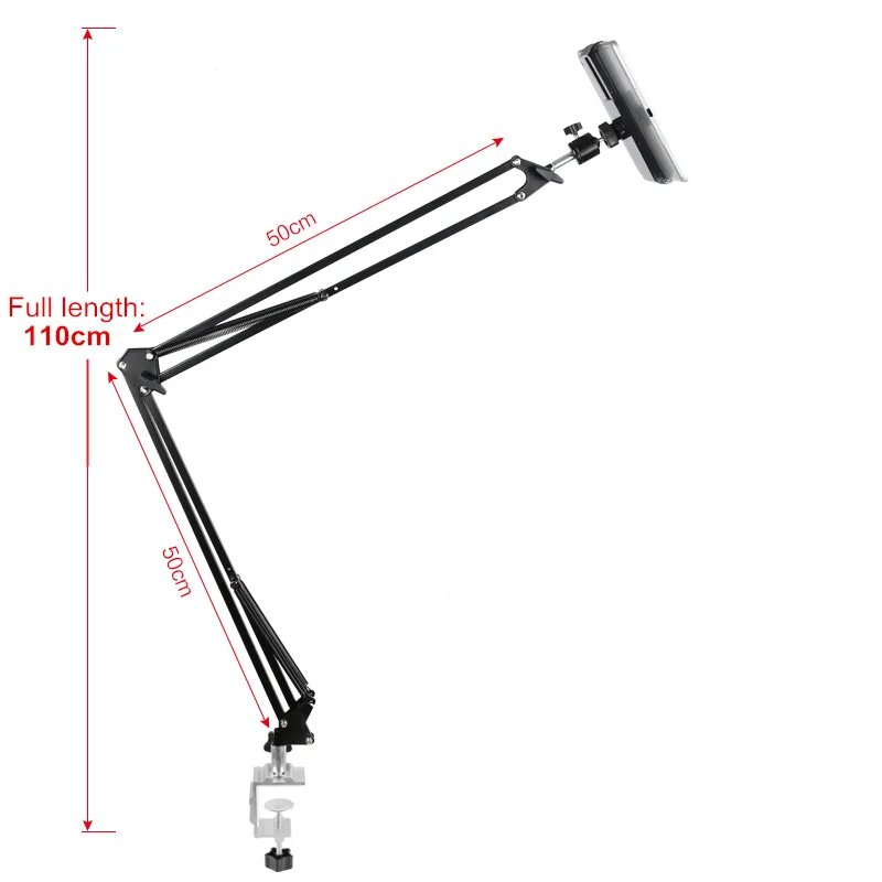 BRAZO FLEXIBLE (ALUMINIO) SOPORTE PARA CELULAR