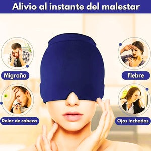 GORRO EN GEL PARA DOLOR DE CABEZA Y MIGRAÑA