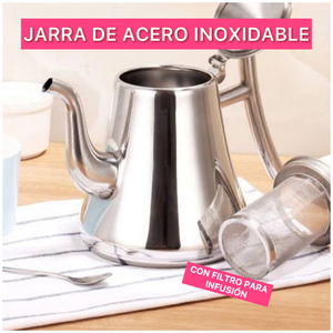 Jarra / cafetera con filtro para infusión de 2 Litros