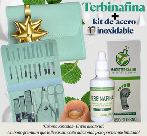 TERBINAFINA + KIT PARA UÑAS GRUESAS (REGALO 🎁)