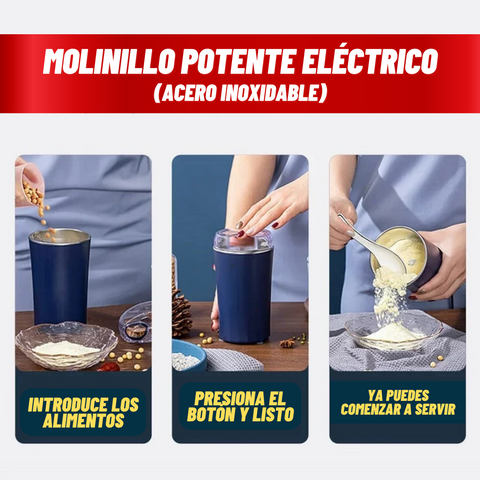 Image of MOLINILLO POTENTE ELÉCTRICO (Acero inoxidable)